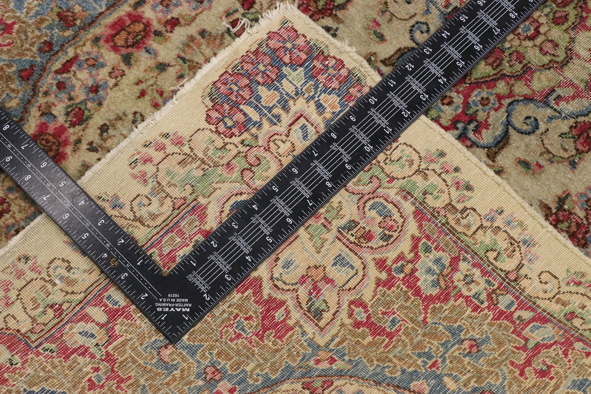 3 x 5 Antique Persian Kerman Rug 77560