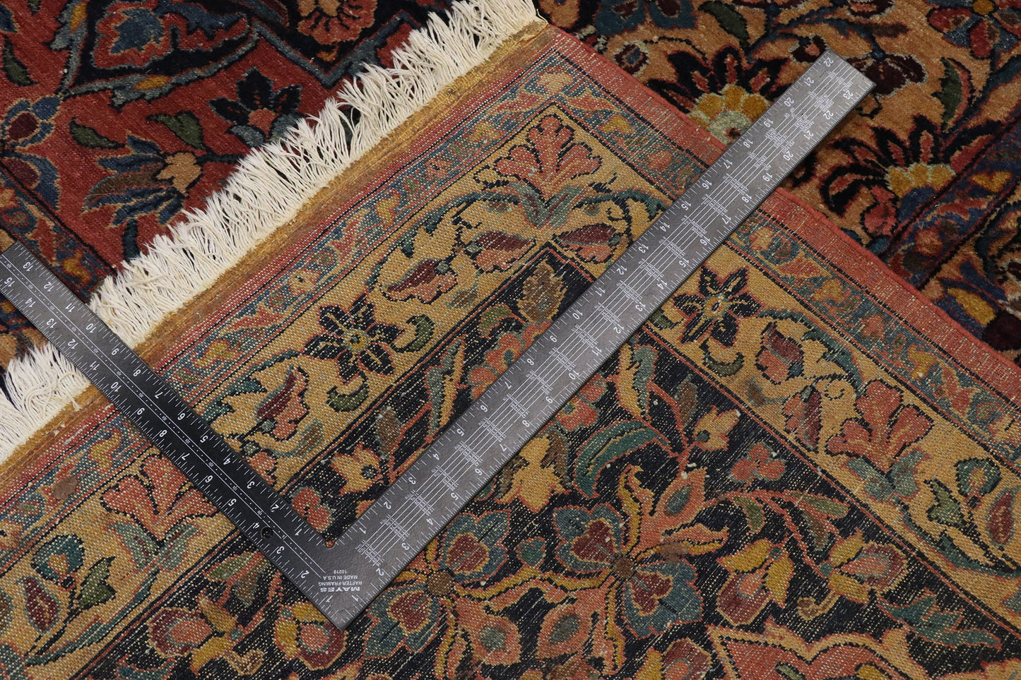 12 x 17 Antique Persian Lilihan Rug 77565