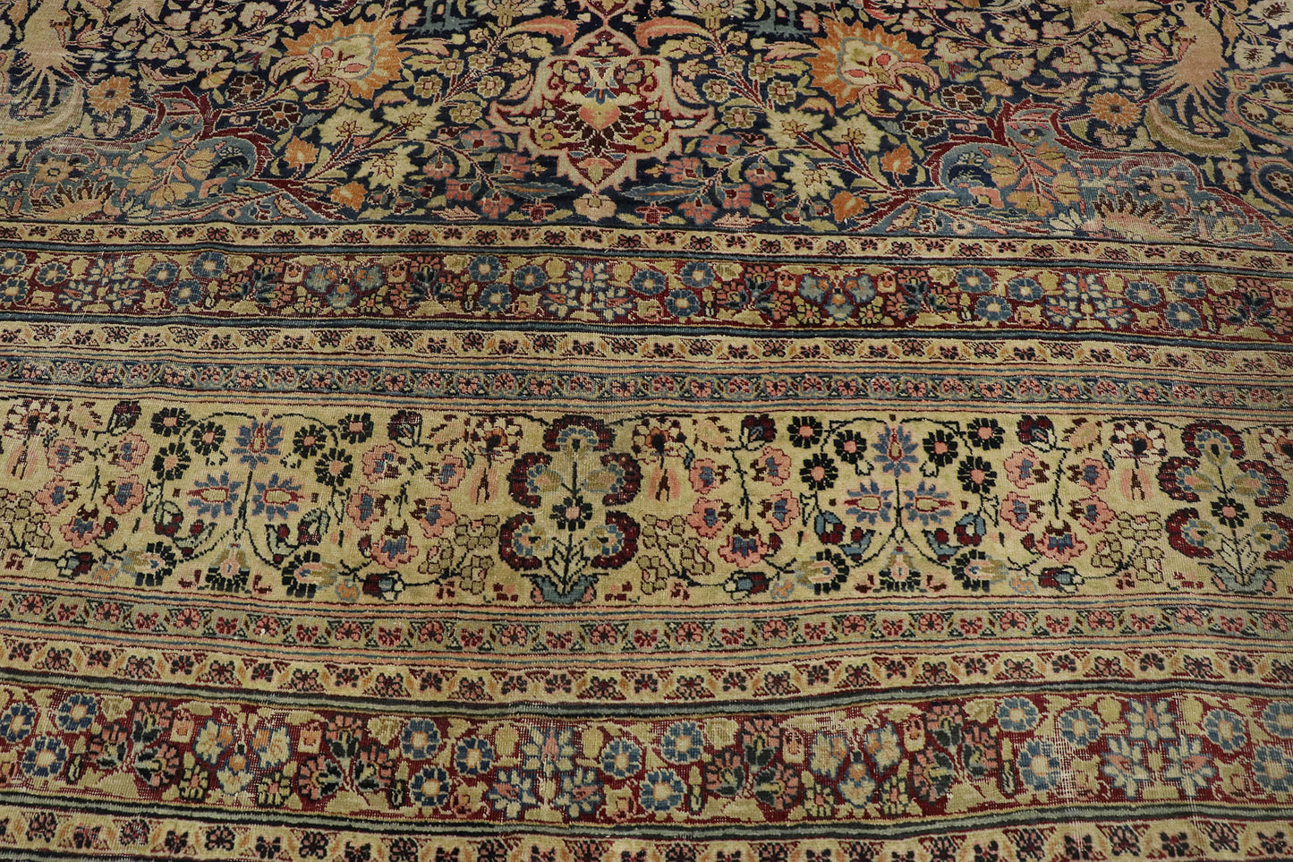 12 x 15 Antique Persian Mashhad Rug 77569