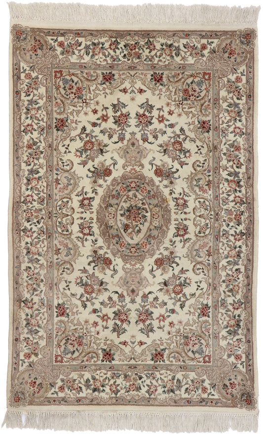 4 x 6 Vintage Chinese Tabriz Rug 77570