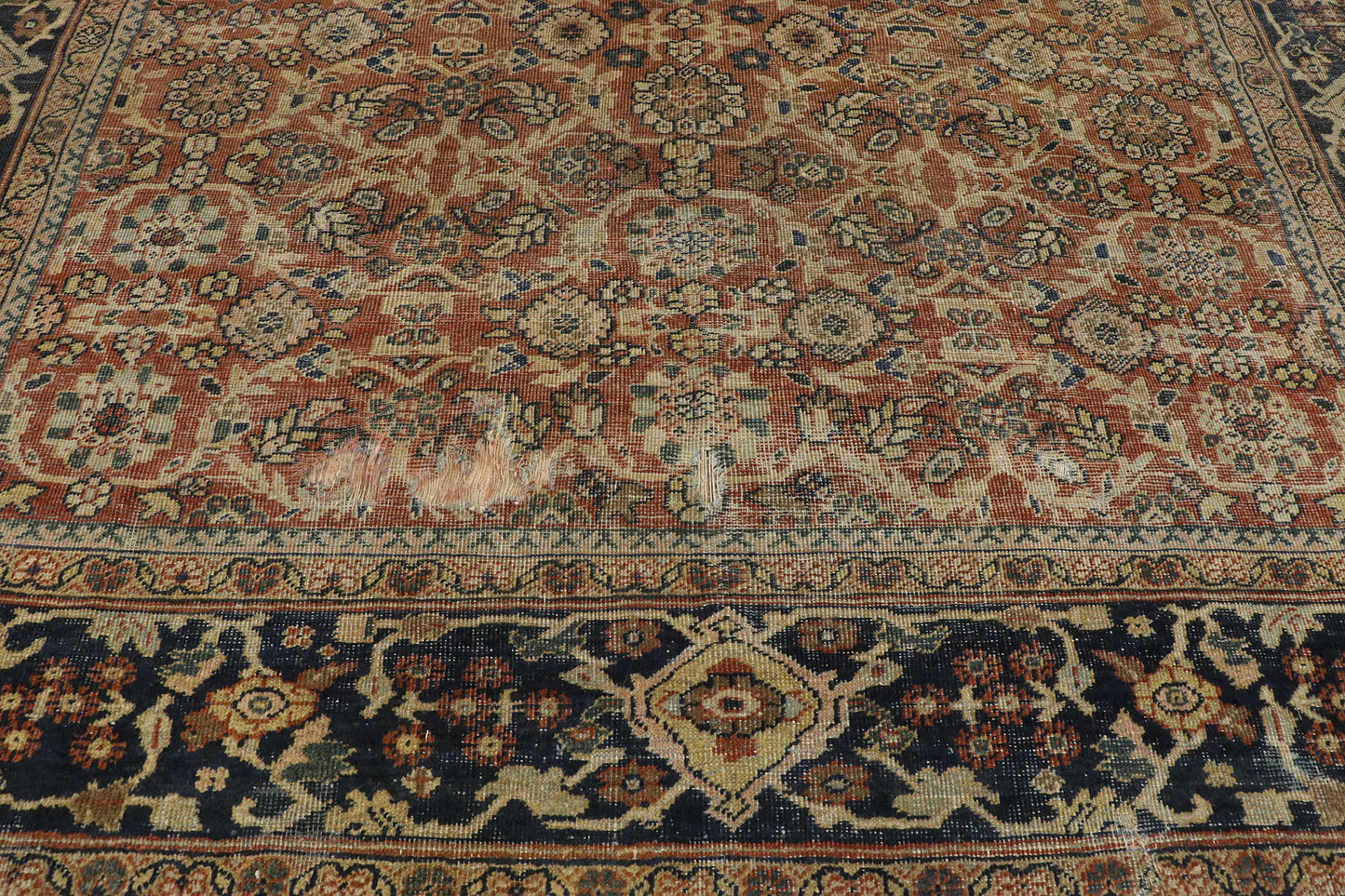 8 x 12 Antique Persian Mahal Rug 77572
