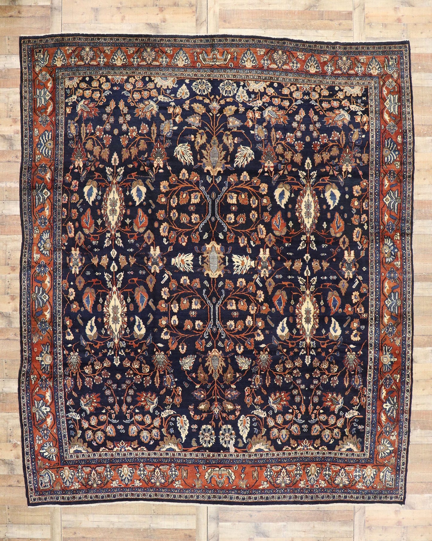 11 x 13 Antique Persian Bibikabad Rug 77575