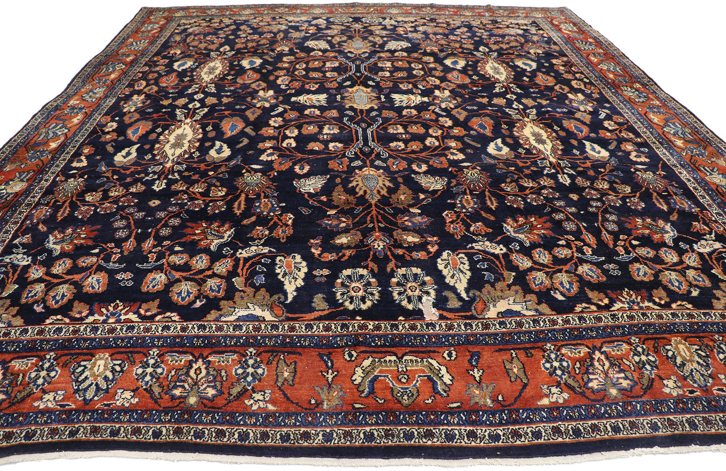 11 x 13 Antique Persian Bibikabad Rug 77575