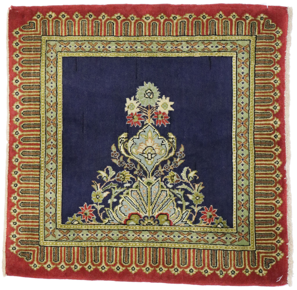 2 x 2 Vintage Persian Kerman Rug 77578