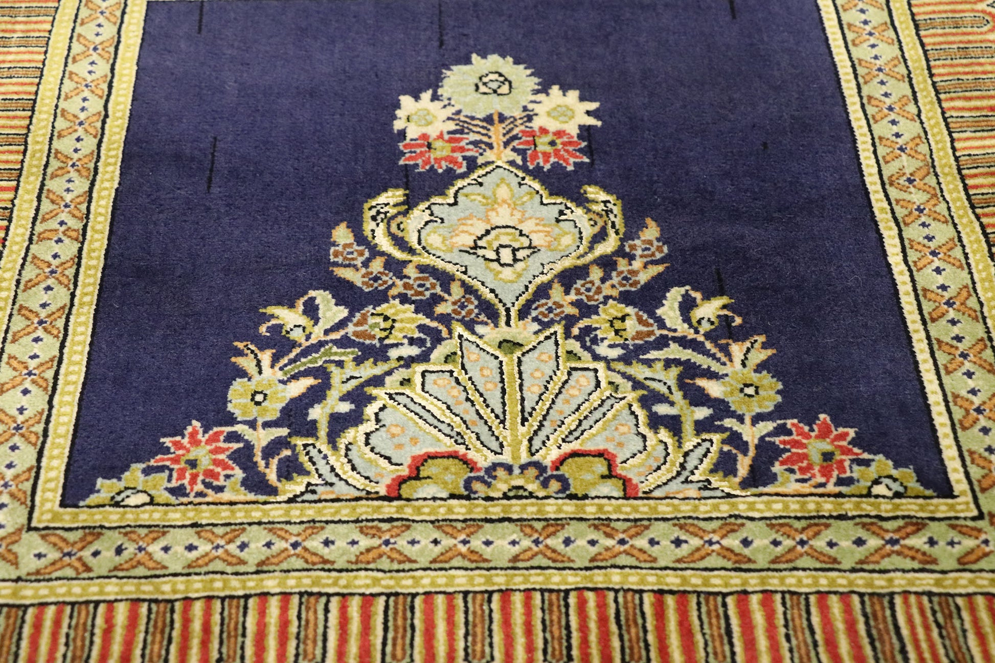 2 x 2 Vintage Persian Kerman Rug 77578