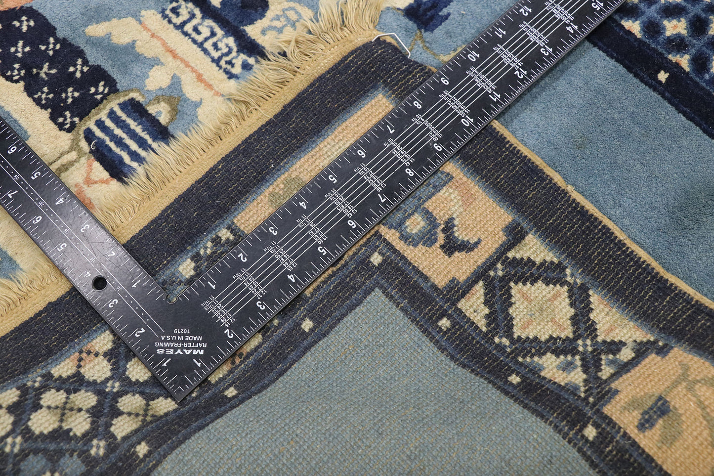 2 x 5 Antique Chinese Baotou Rug 77586
