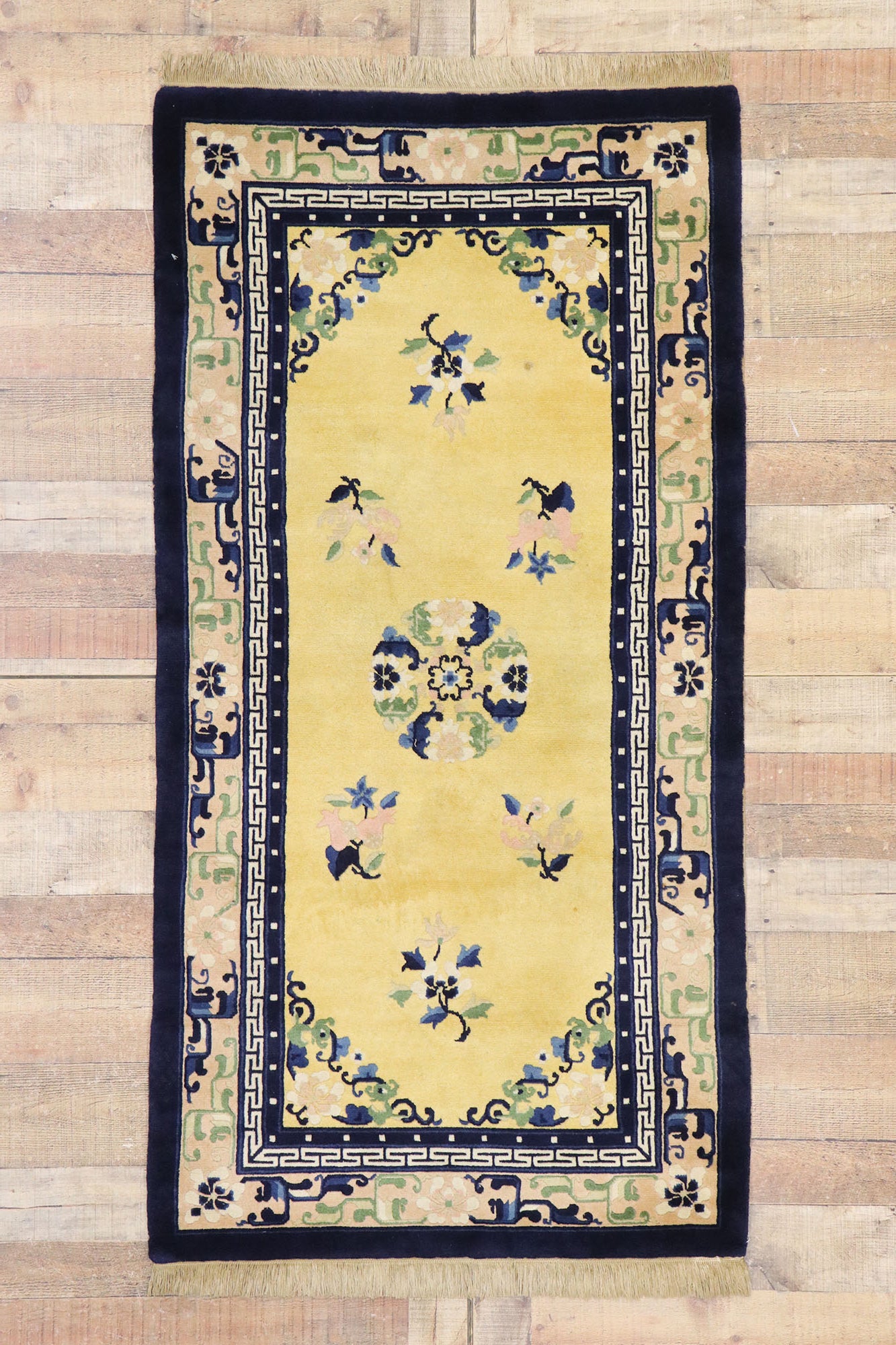 3 x 6 Antique Chinese Peking Rug 77590