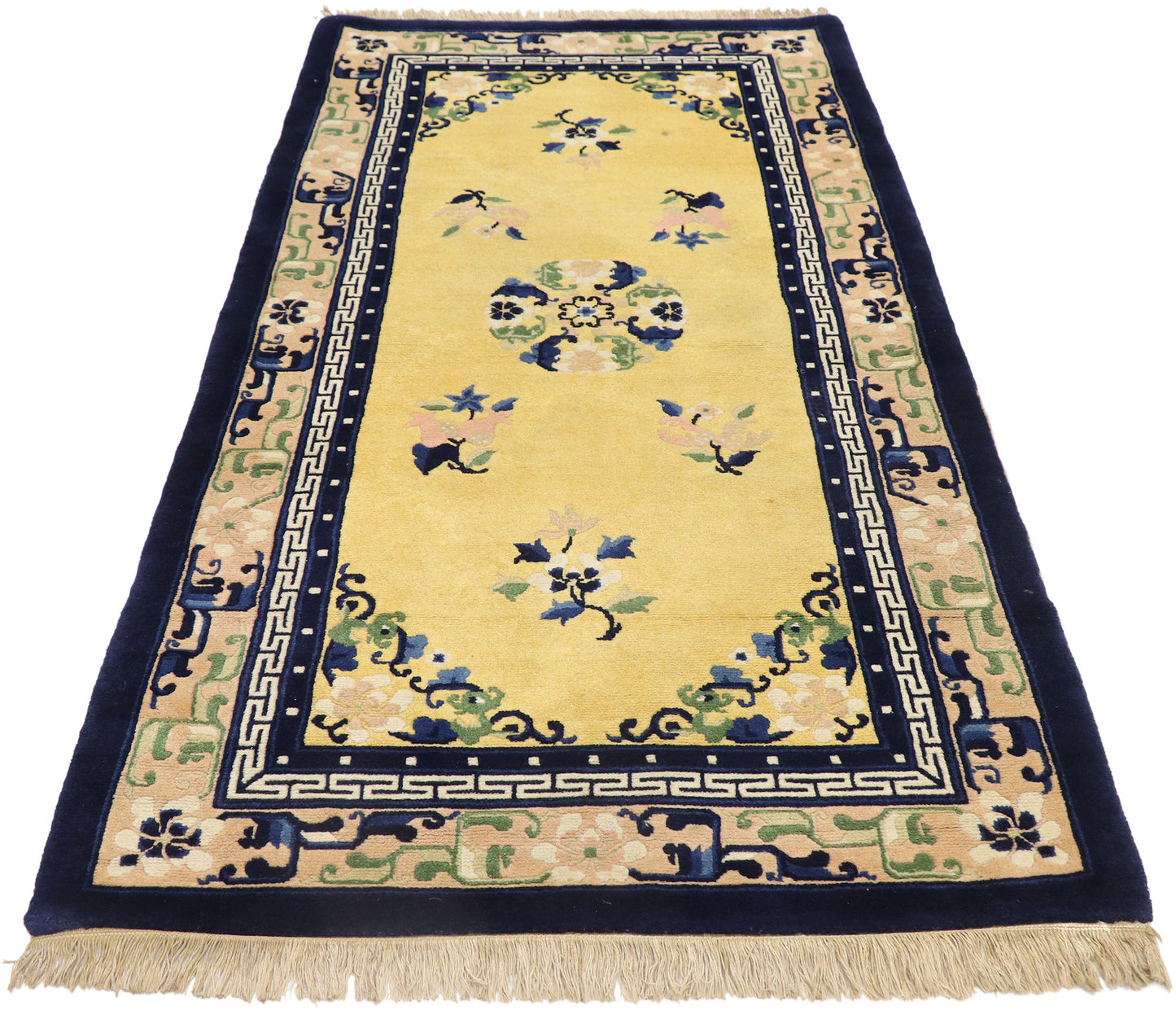 3 x 6 Antique Chinese Peking Rug 77590