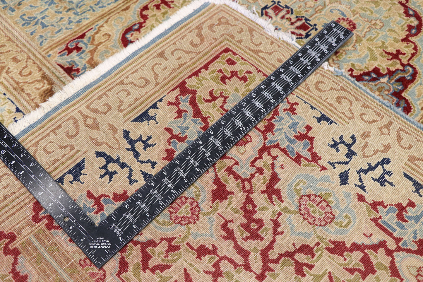 10 x 14 Antique Persian Kerman Rug 77603