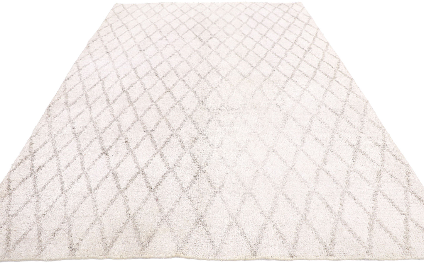 6 x 9 Neutral Moroccan Rug 77605