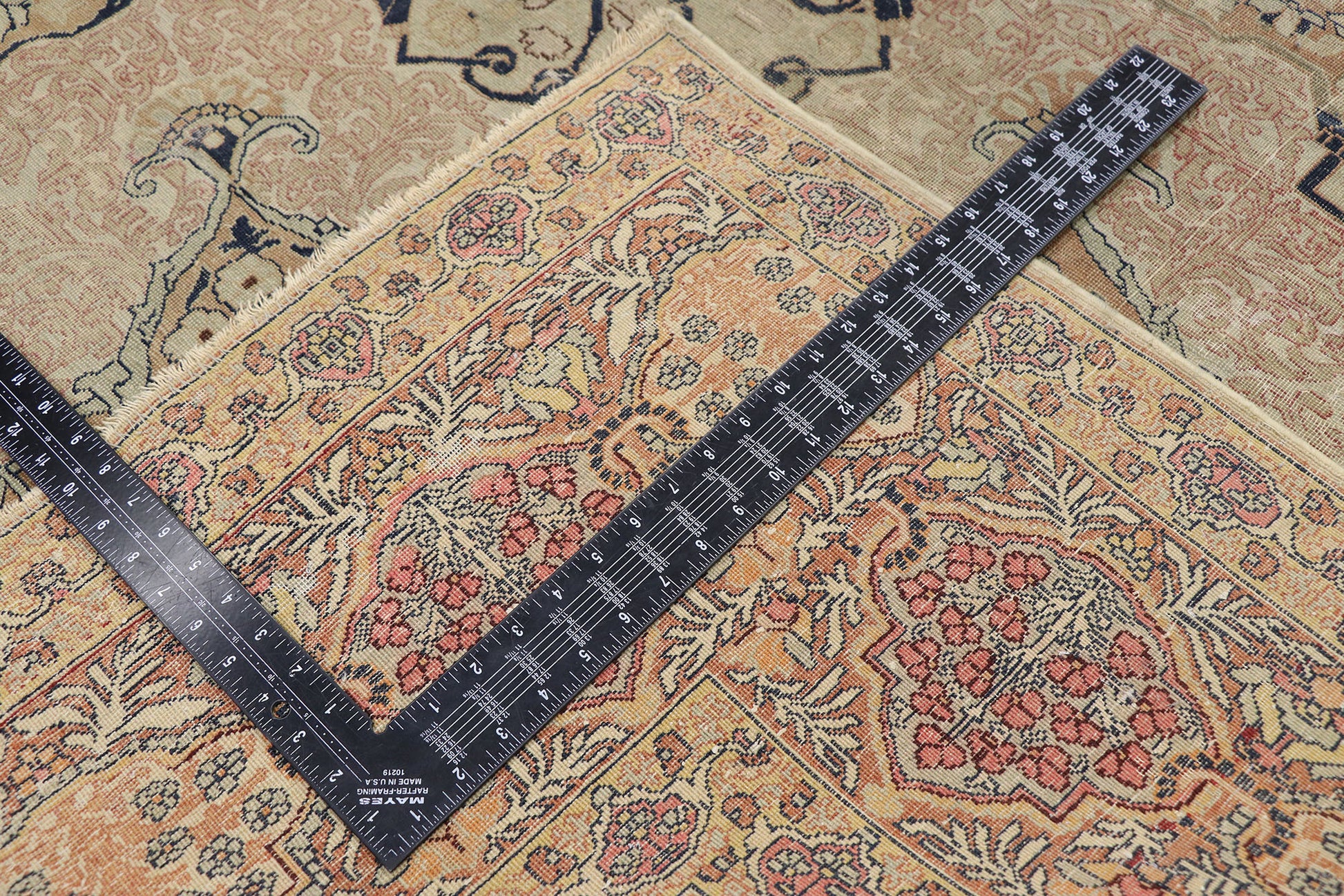 10 x 13 Antique Persian Kerman Rug 77627