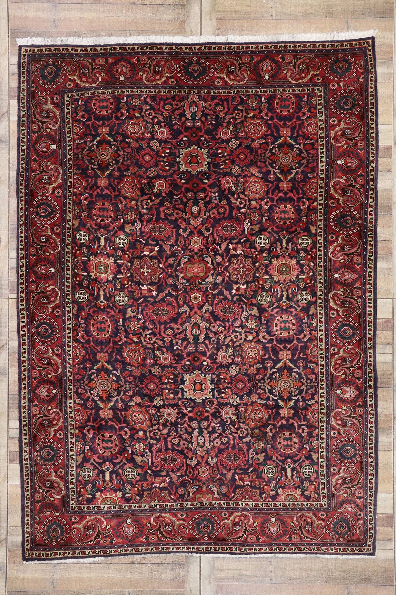 8 x 11 Antique Persian Malayer Rug 77630