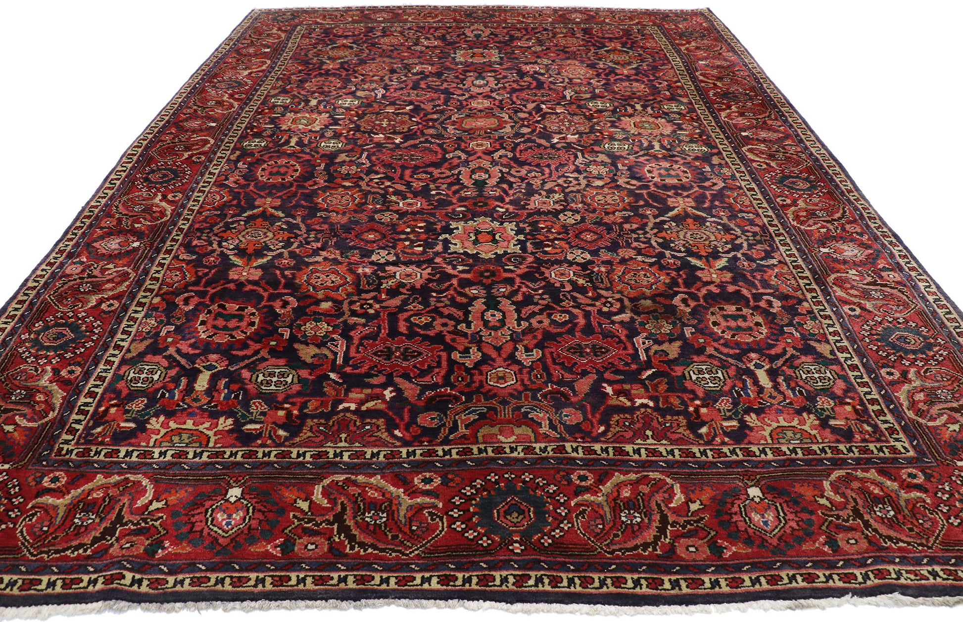 8 x 11 Antique Persian Malayer Rug 77630