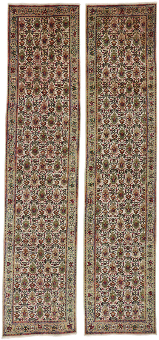 3 x 13 Antique Persian Tabriz Runner 77638
