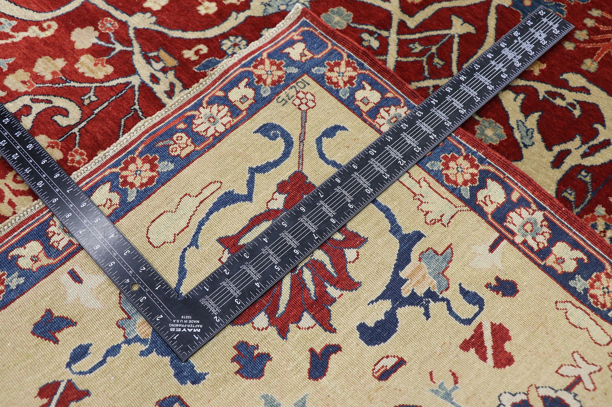 10 x 14 Vintage Indian Agra Rug 77643