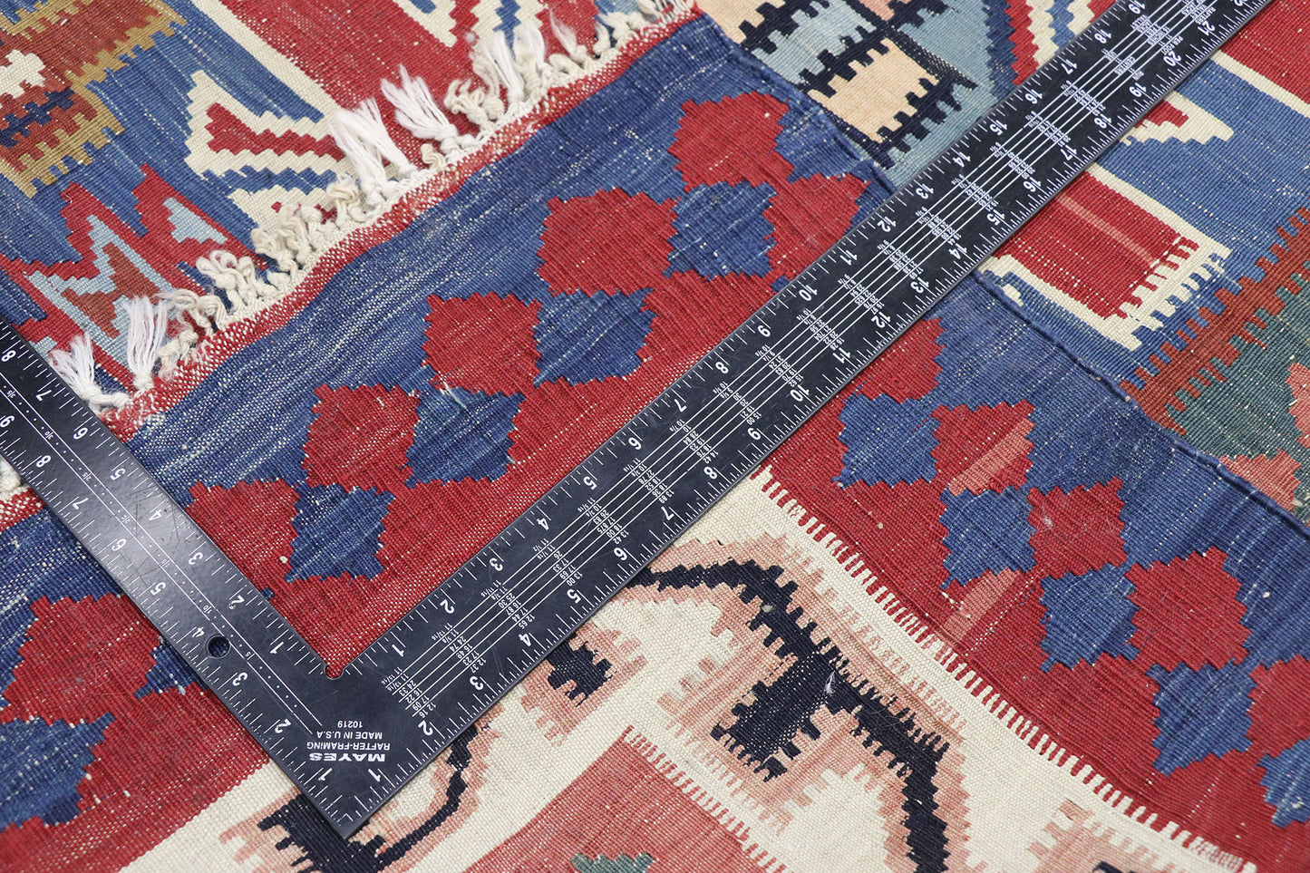 6 x 9 Vintage Persian Shiraz Kilim Rug 77646