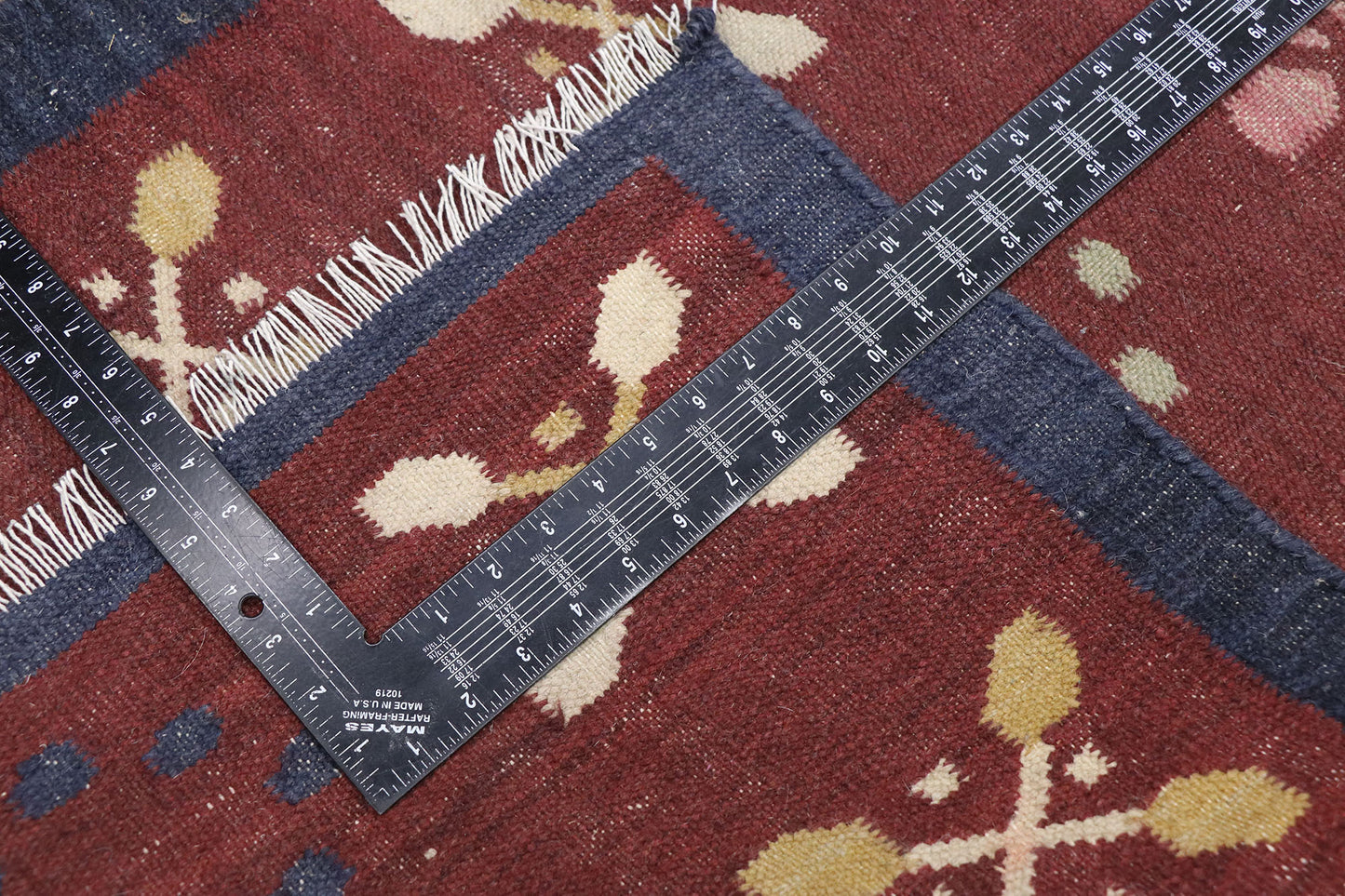 3 x 4 Vintage Romanian Kilim Rug 77649
