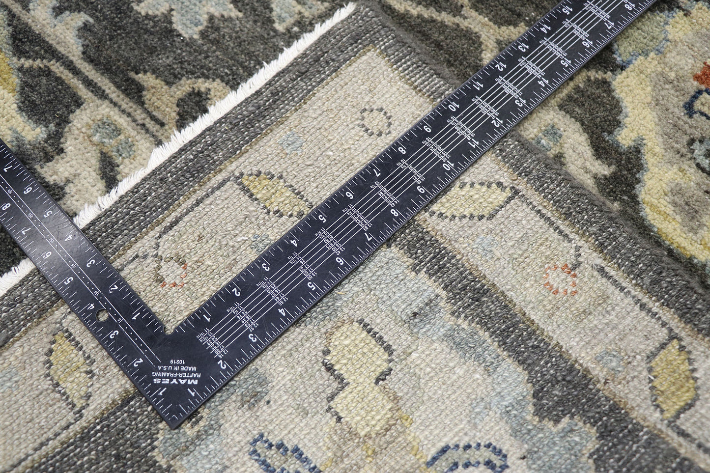 9 x 12 Contemporary Turkish Oushak Rug 77656