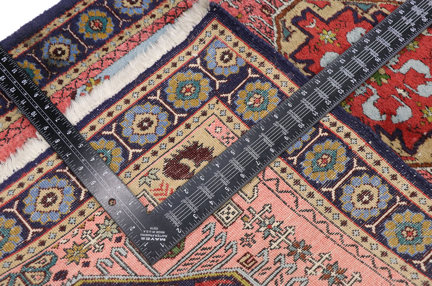 3 x 5 Vintage Persian Ardabil Rug 77657