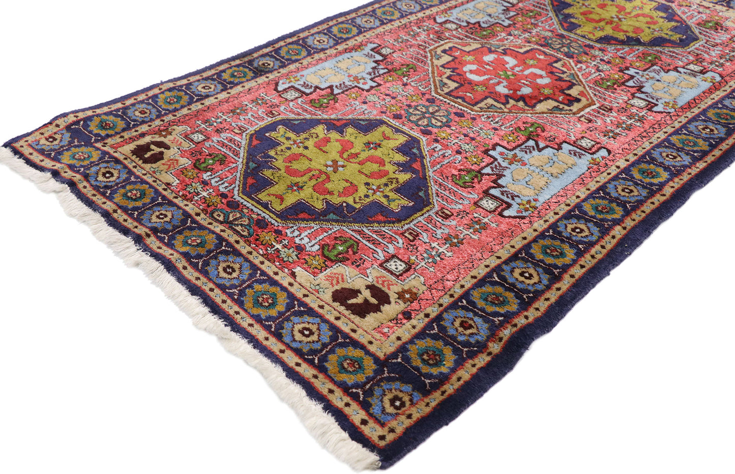 3 x 5 Vintage Persian Ardabil Rug 77657