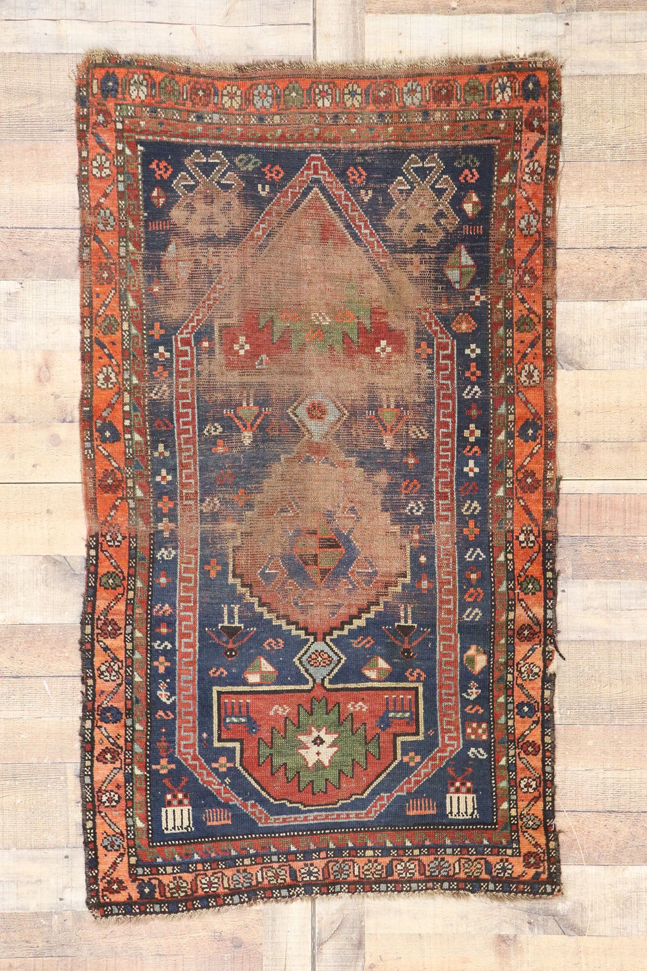 3 x 5 Antique Persian Shiraz Rug 77659