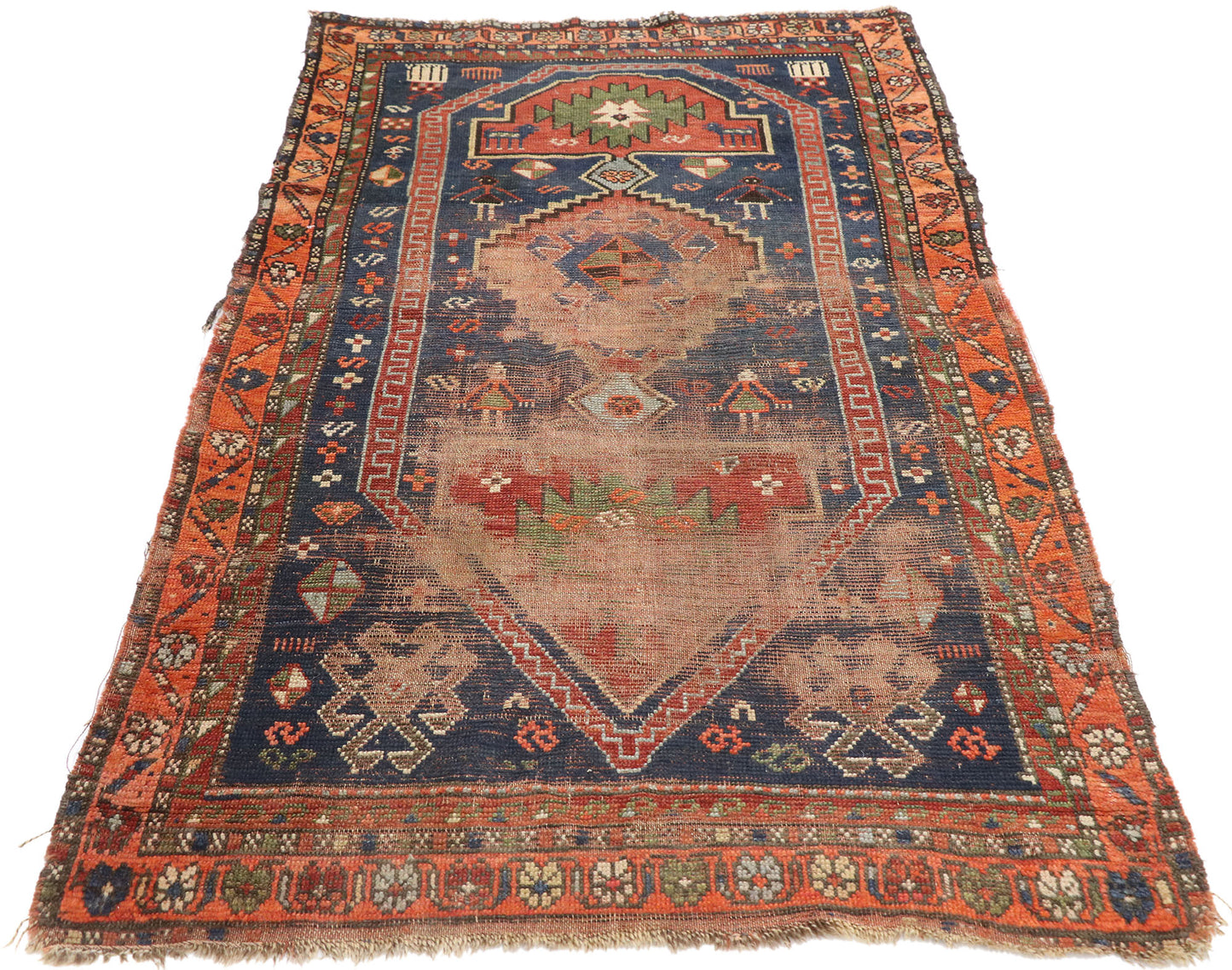 3 x 5 Antique Persian Shiraz Rug 77659