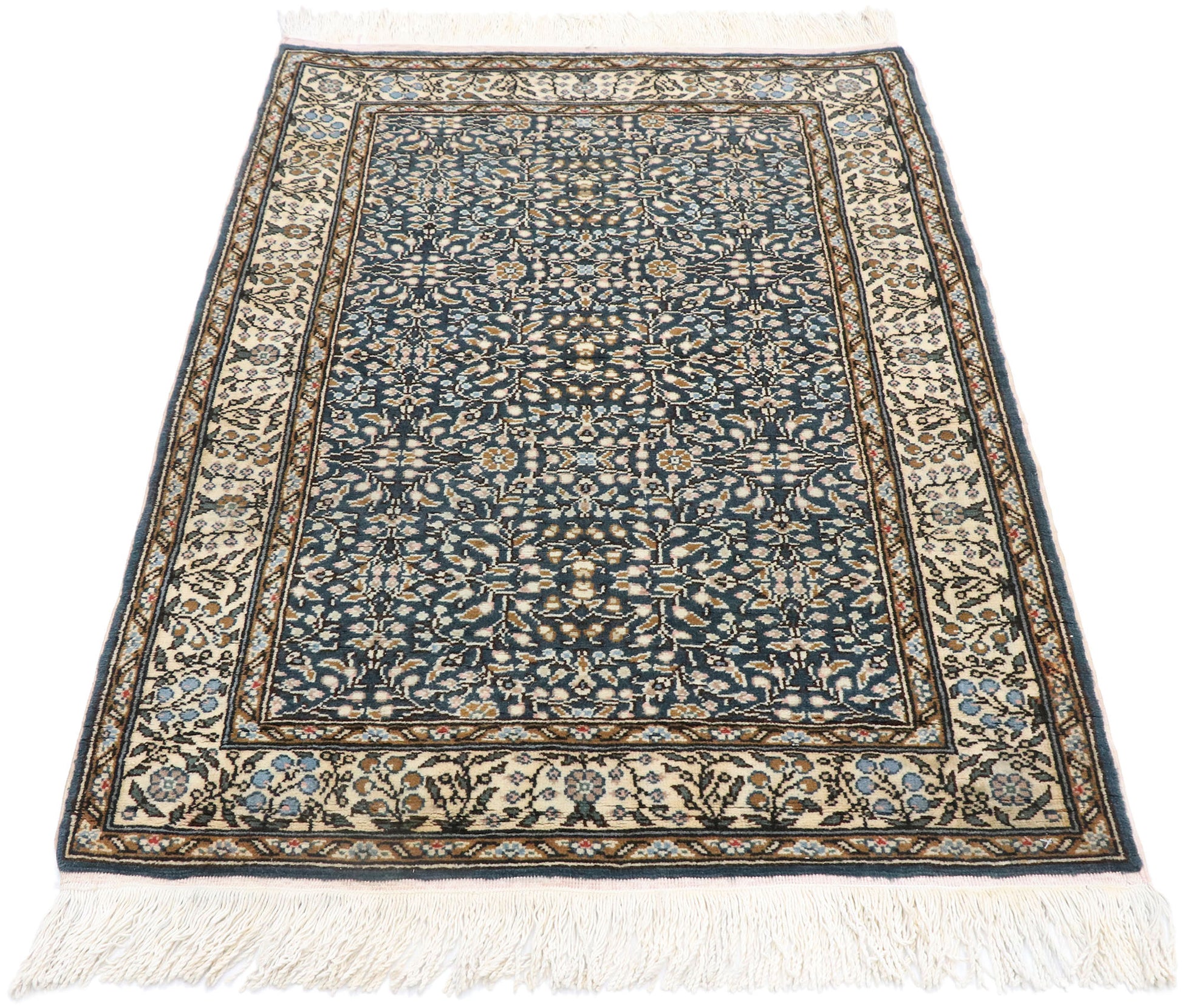 3 x 4 Vintage Turkish Sivas Rug 77690