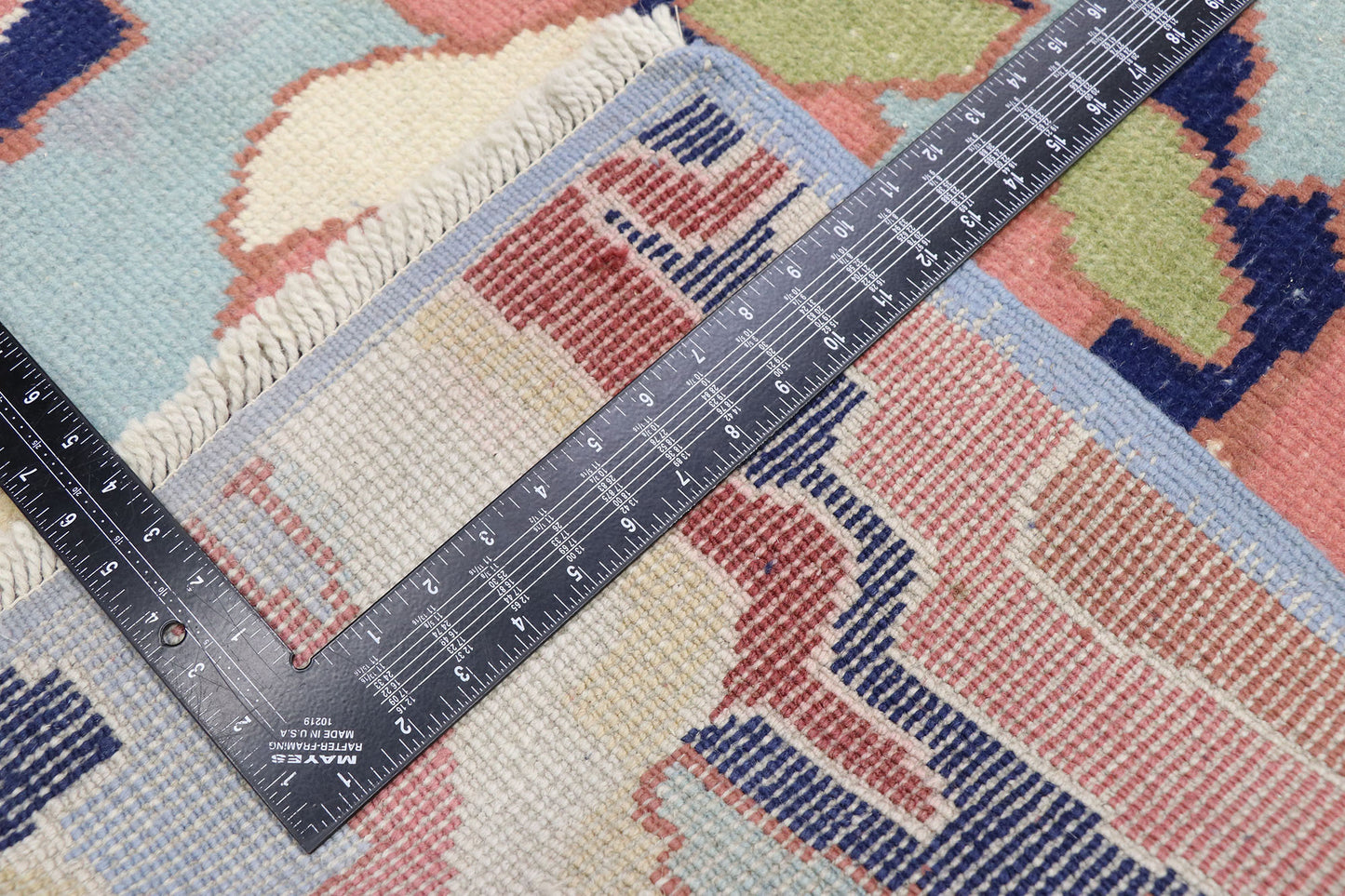 3 x 10 Vintage Turkish Oushak Runner 77698