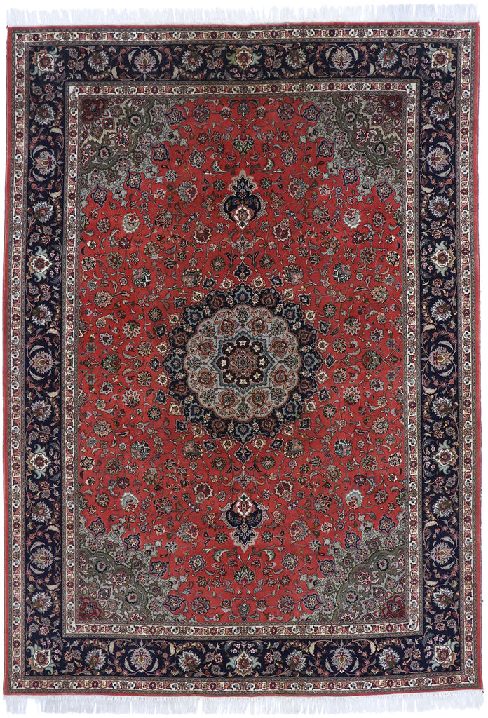 8 x 12 Vintage Persian Tabriz Rug 77730
