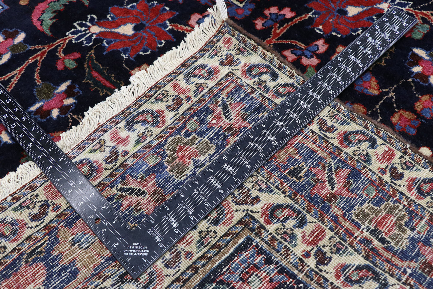 11 x 20 Antique Persian Mashhad Rug 77748