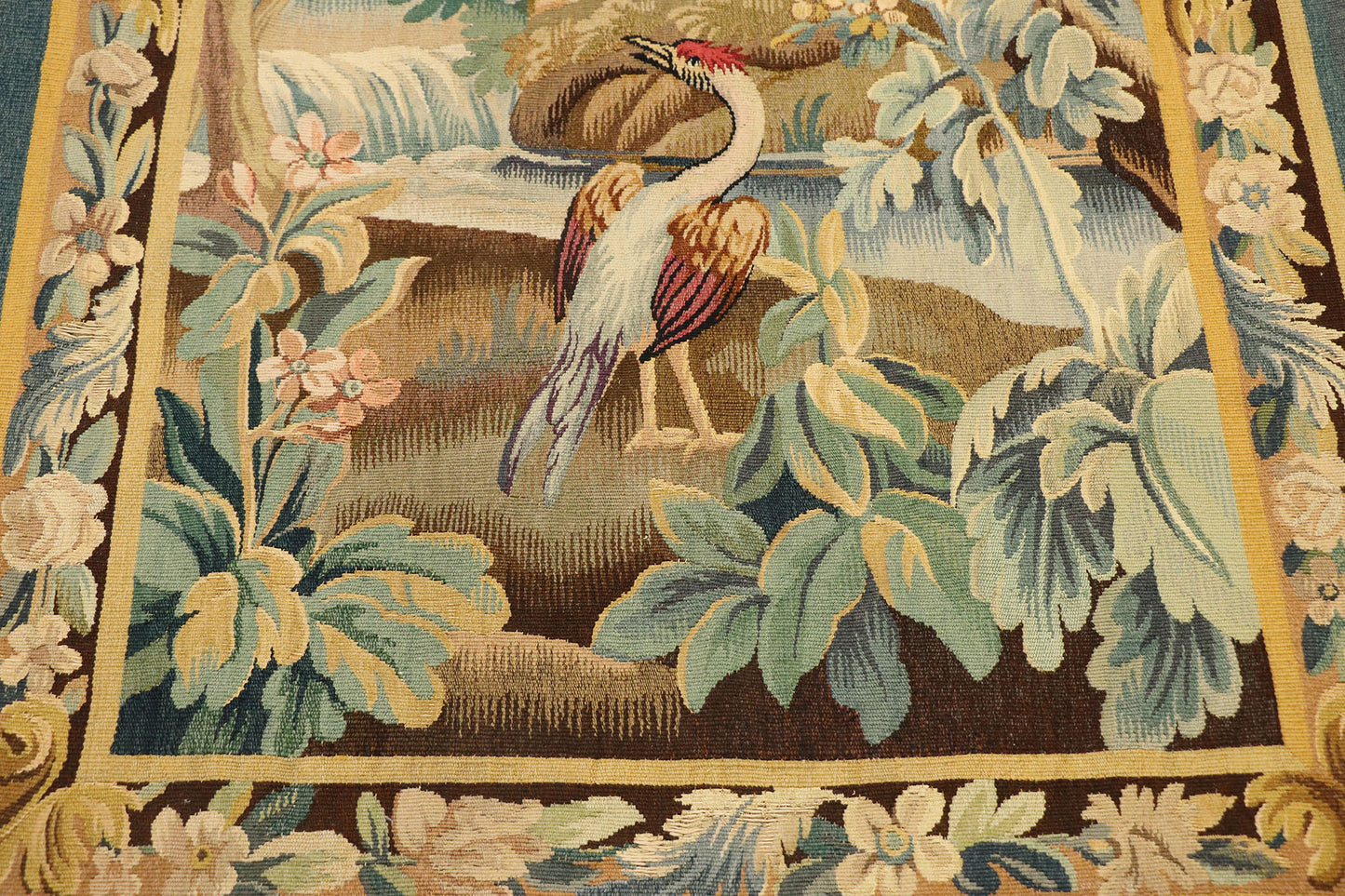 3 x 5 Antique French Verdure Tapestry 77764