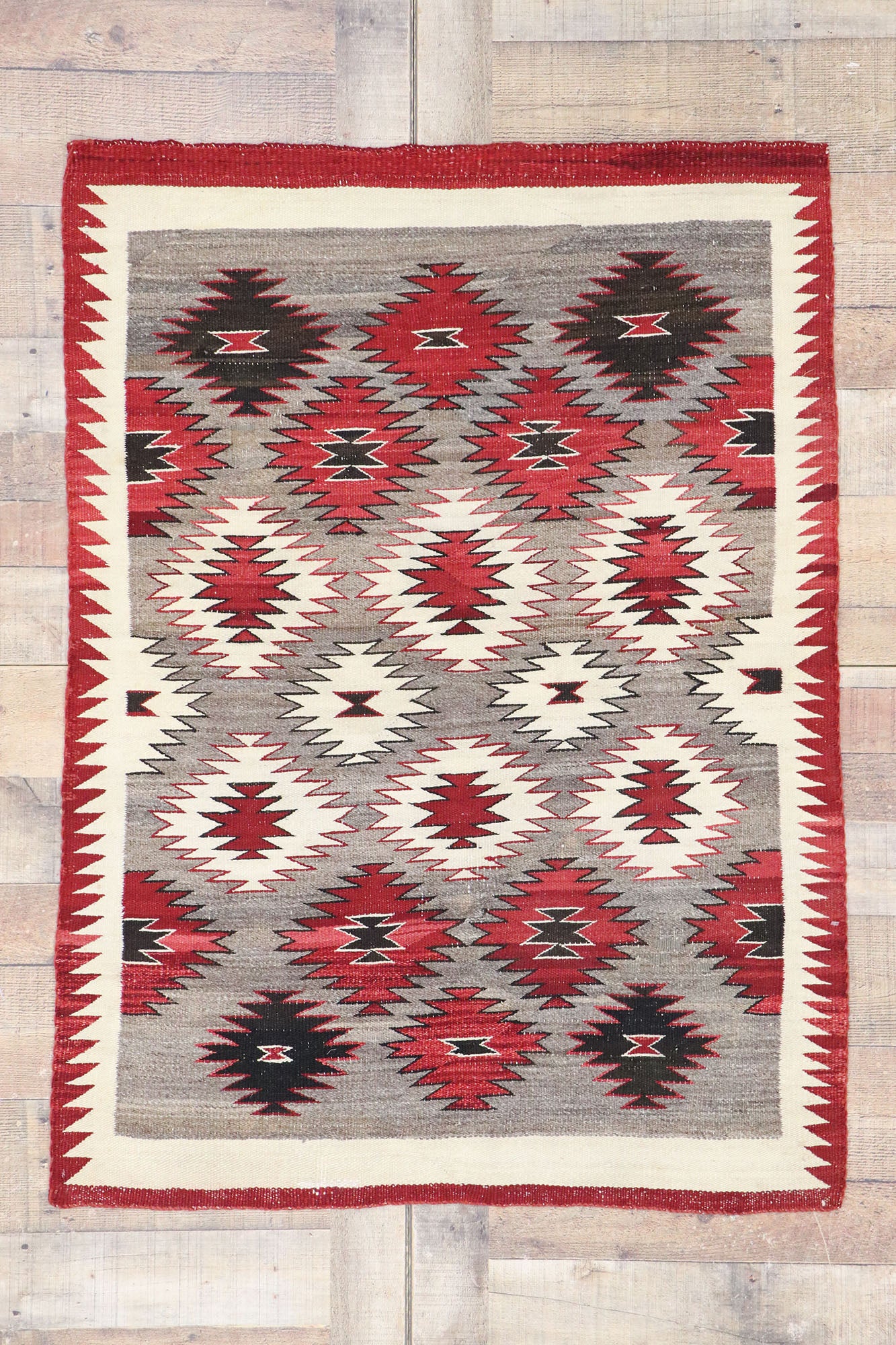 3 x 4 Vintage Eye Dazzler Navajo Rug 77765