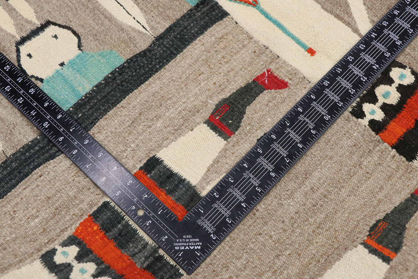 3 x 4 Vintage Yeibichai Navajo Rug 77768