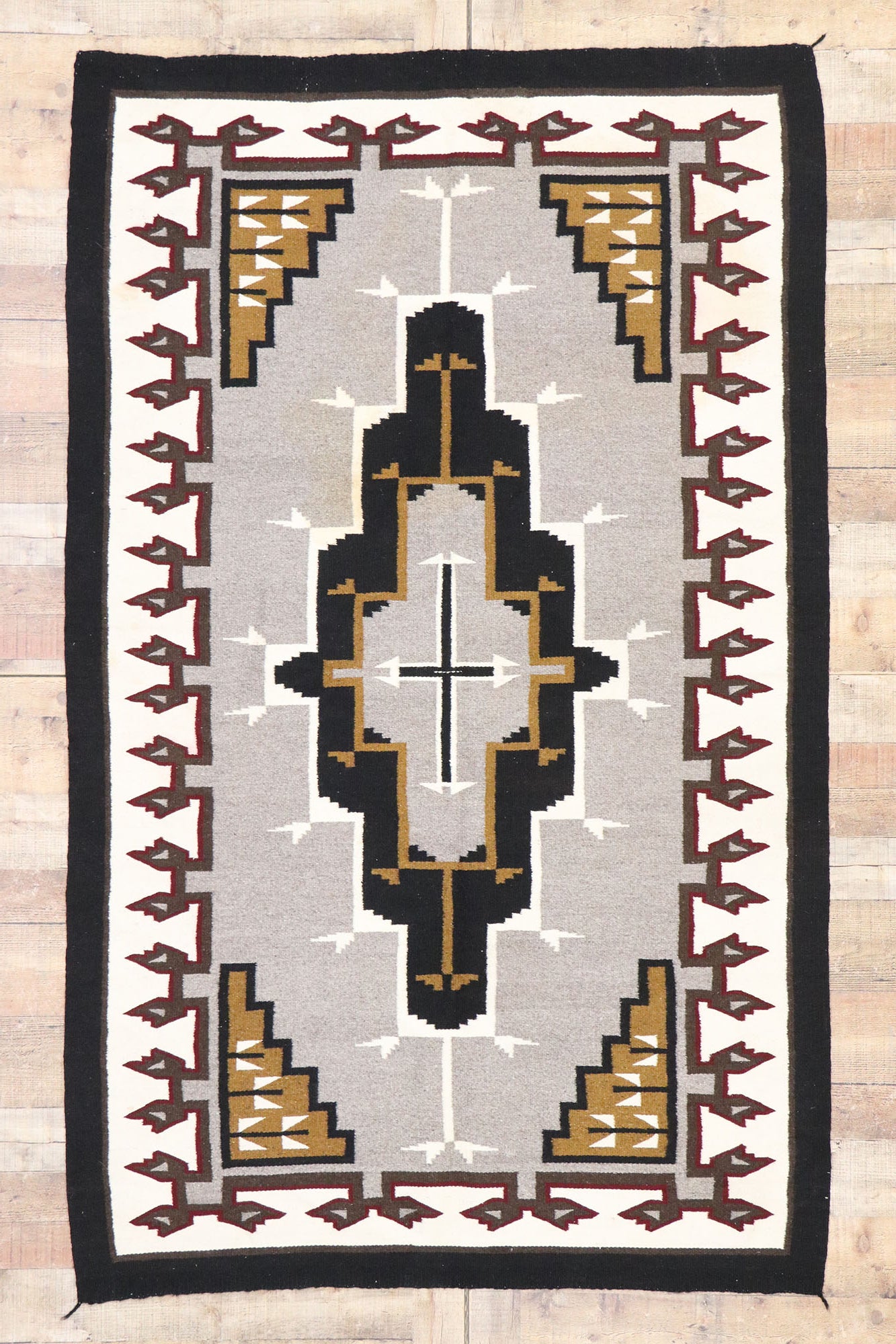 5 x 7 Vintage Ganado Navajo Rug 77770