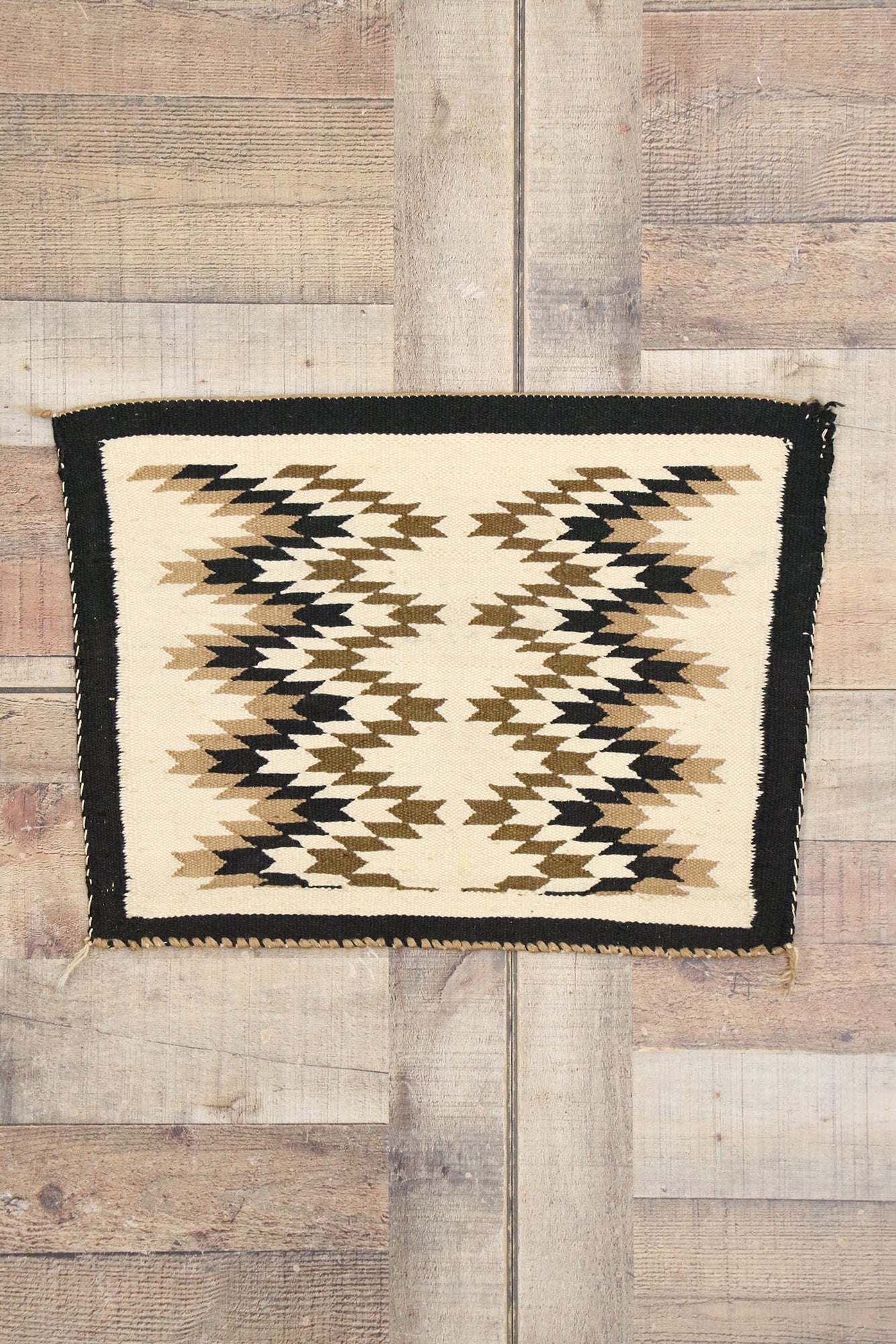2 x 2 Antique Eye Dazzler Navajo Rug 77780