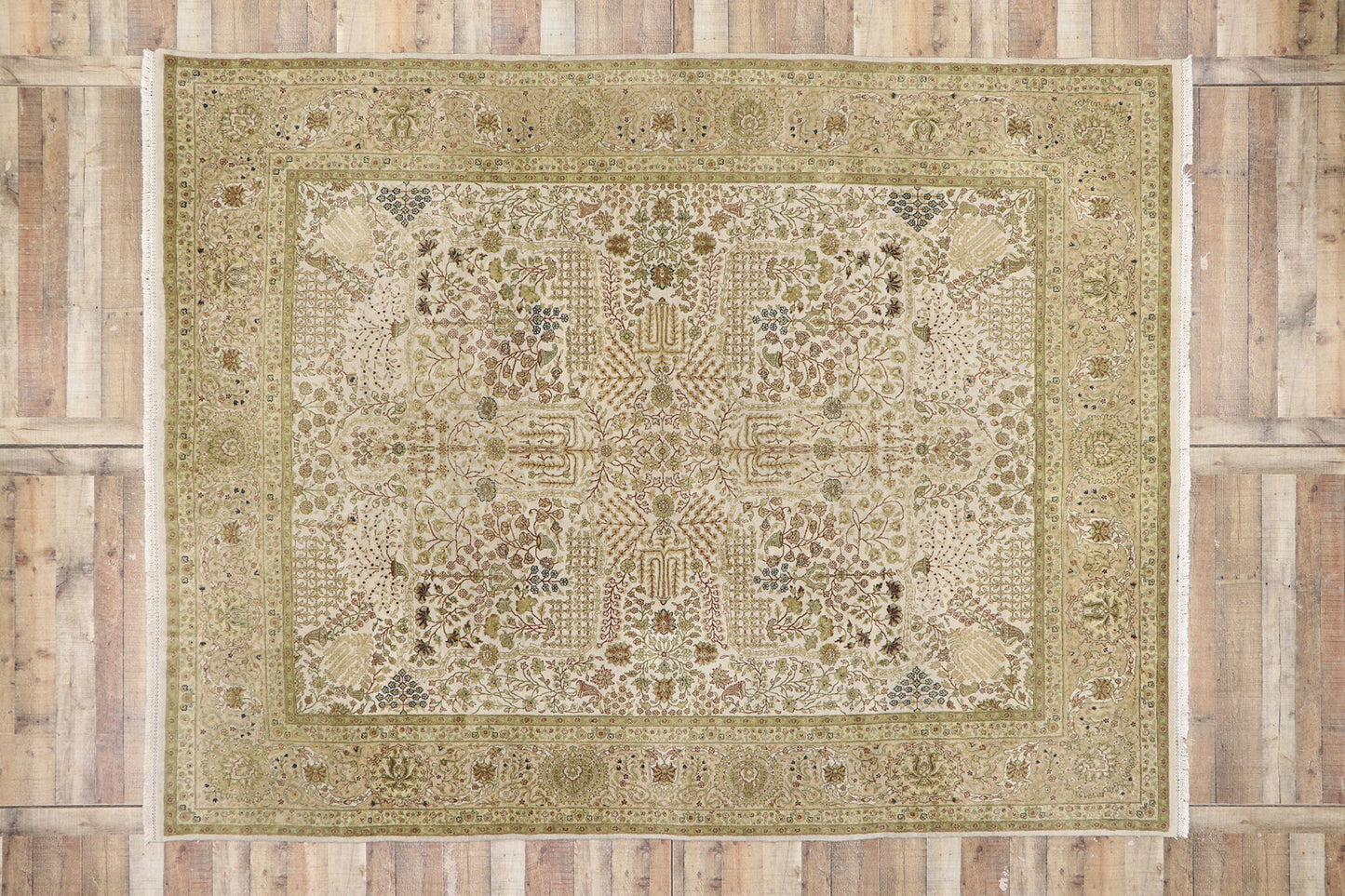 9 x 11 Vintage Indian Rug 77788
