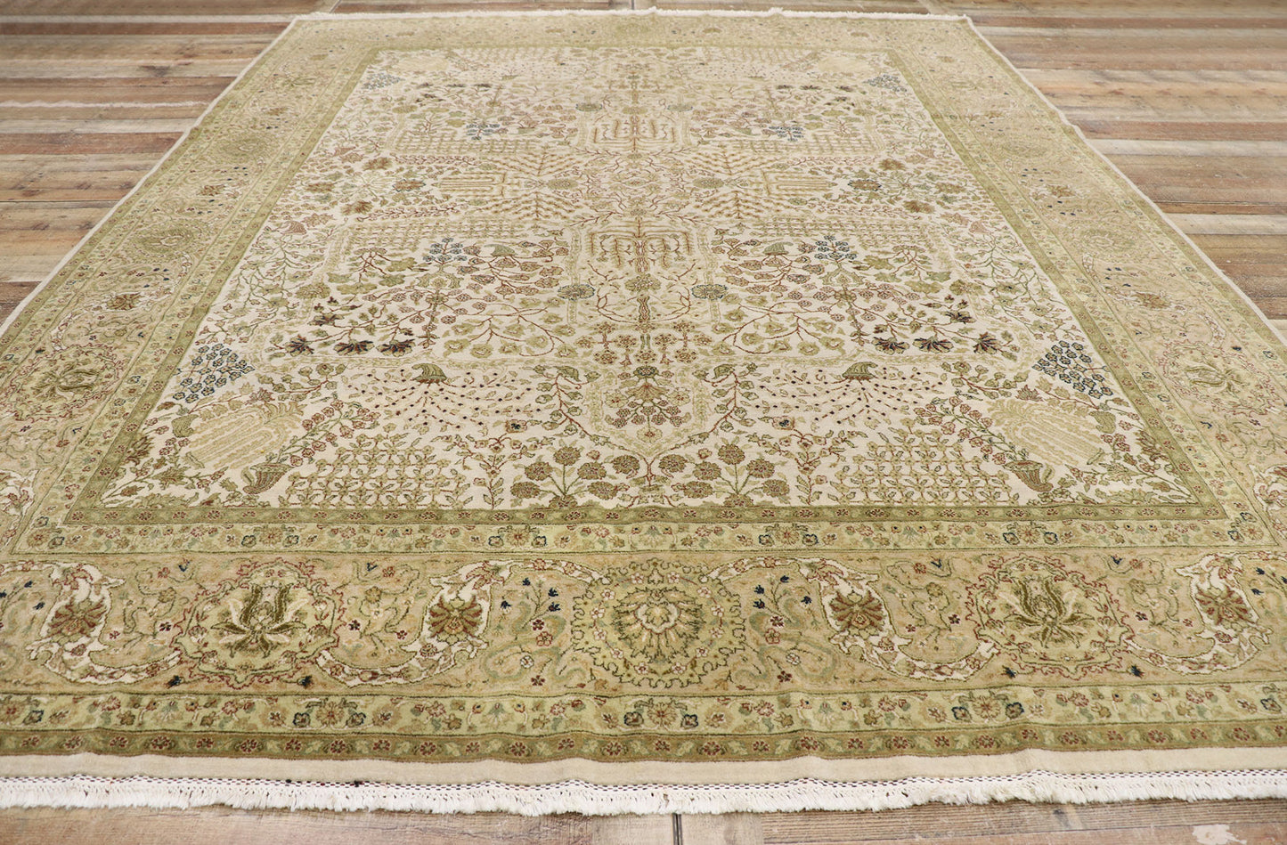 9 x 11 Vintage Indian Rug 77788