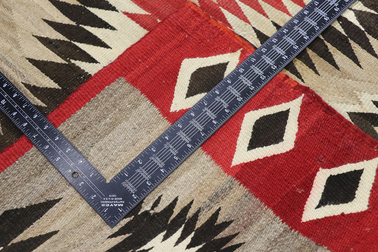 4 x 6 Antique Eye Dazzler Navajo Rug 77803