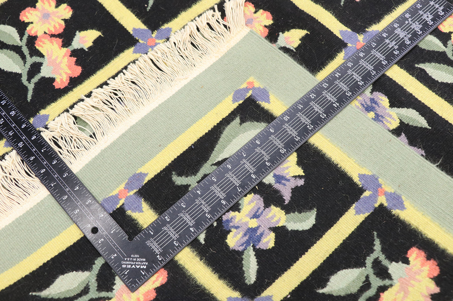 4 x 6 Vintage Floral Kilim Rug 77809
