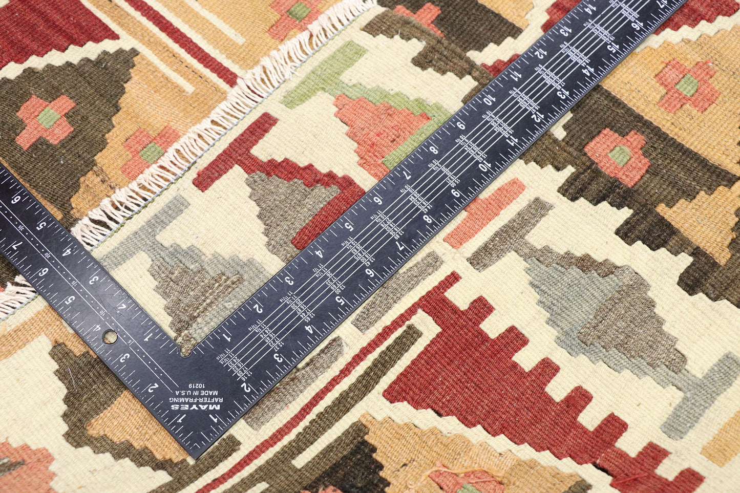 3 x 5 Vintage Persian Shiraz Kilim Rug 77835