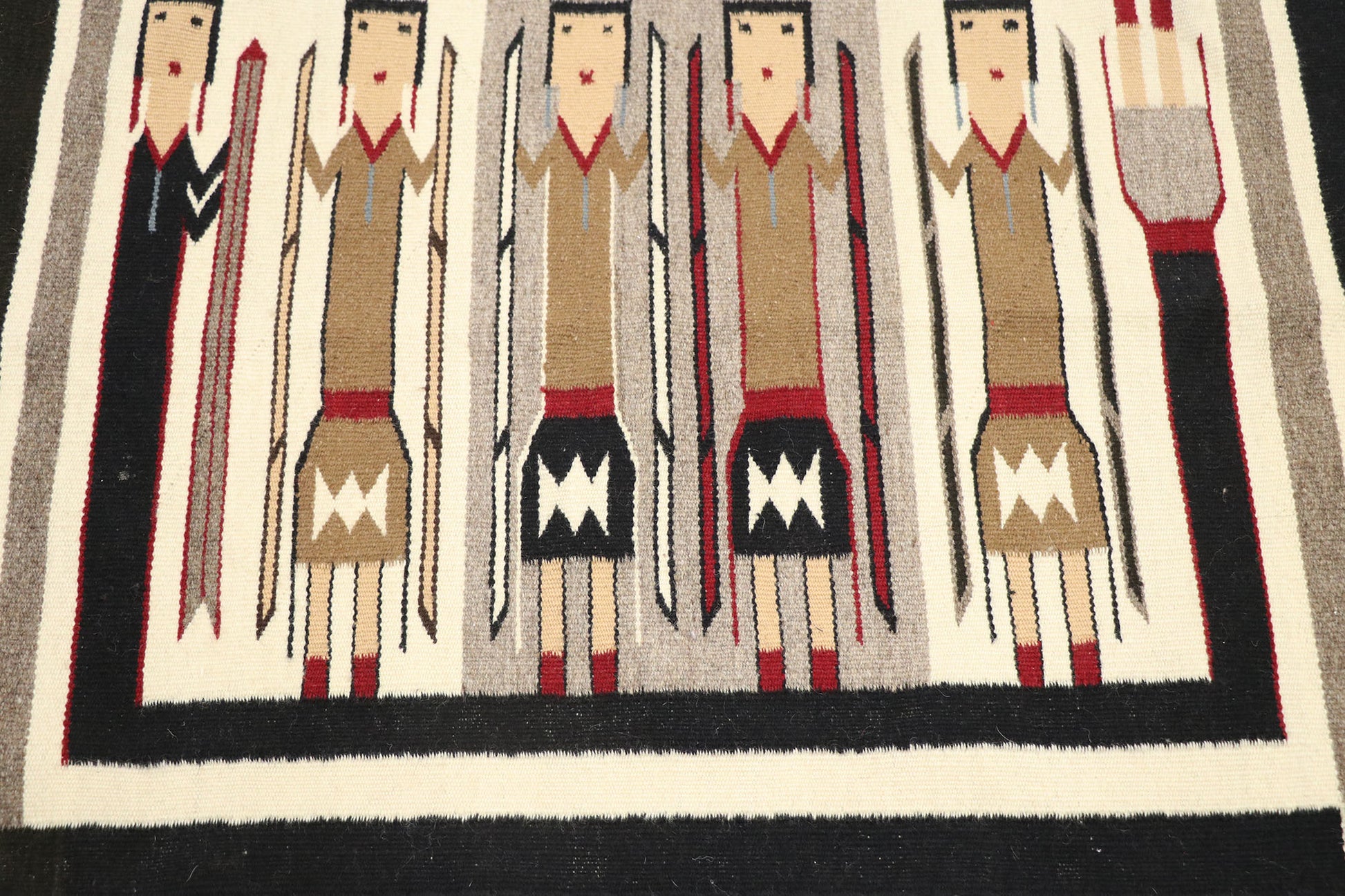 2 x 3 Vintage Yeibichai Navajo Rug 77871