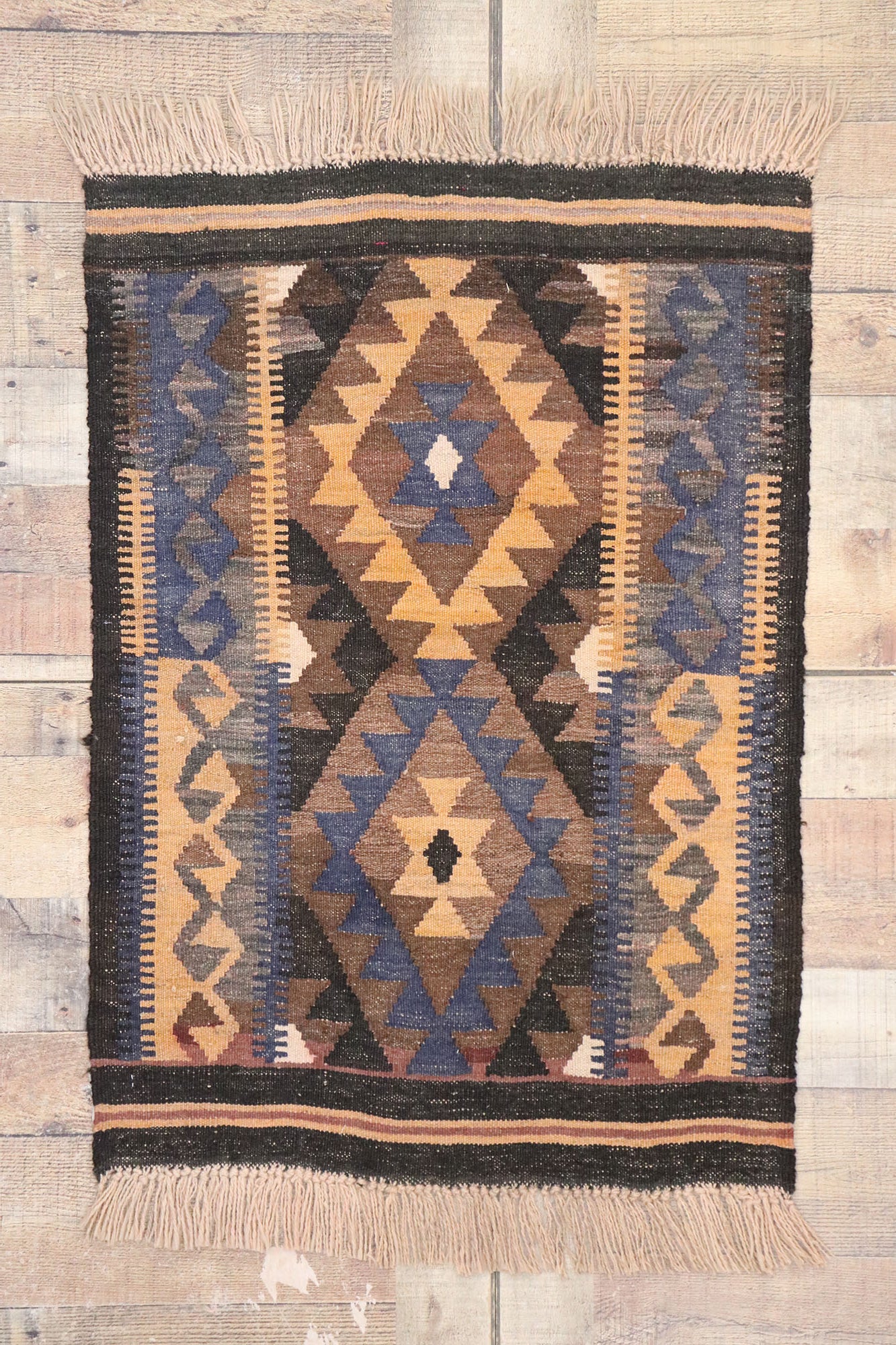 2 x 3 Vintage Afghan Kilim Rug 77876