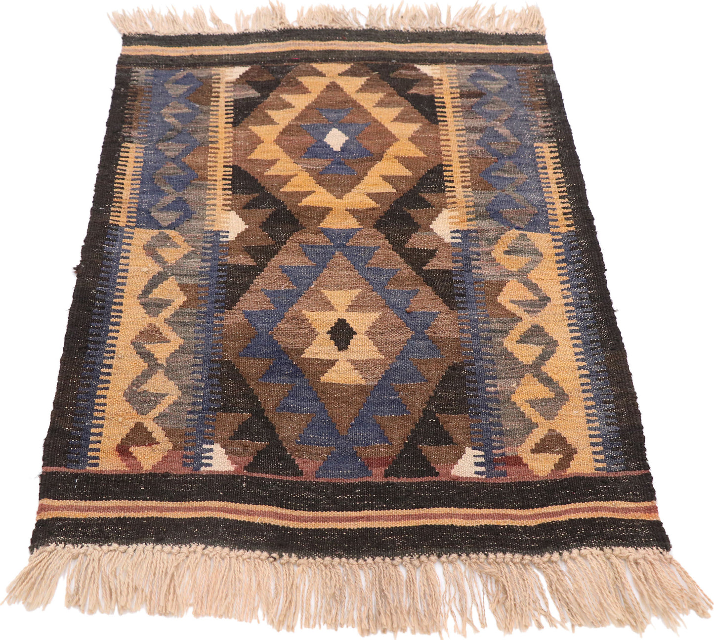 2 x 3 Vintage Afghan Kilim Rug 77876