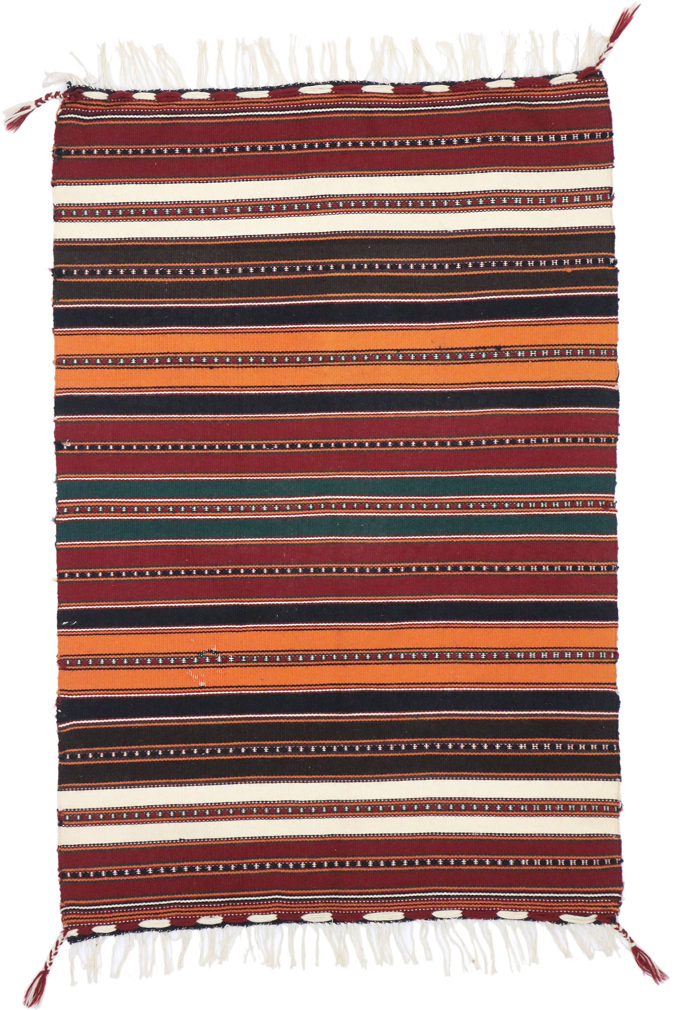 2 x 3 Vintage Persian Shiraz Kilim Rug 77895