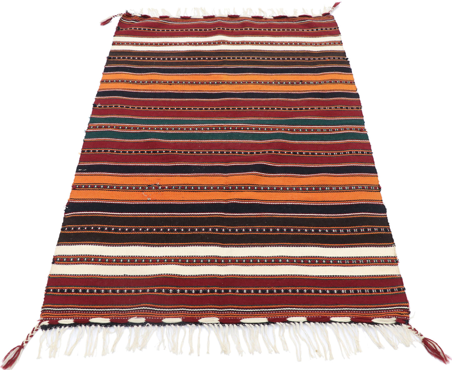 2 x 3 Vintage Persian Shiraz Kilim Rug 77895