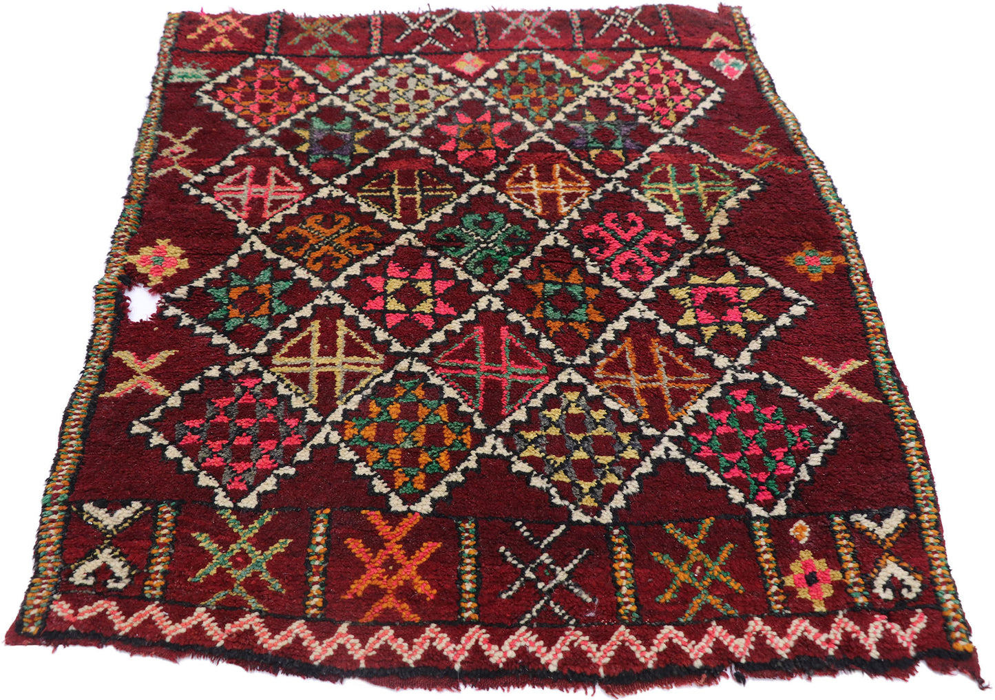 2 x 3 Vintage Moroccan Rug 77899