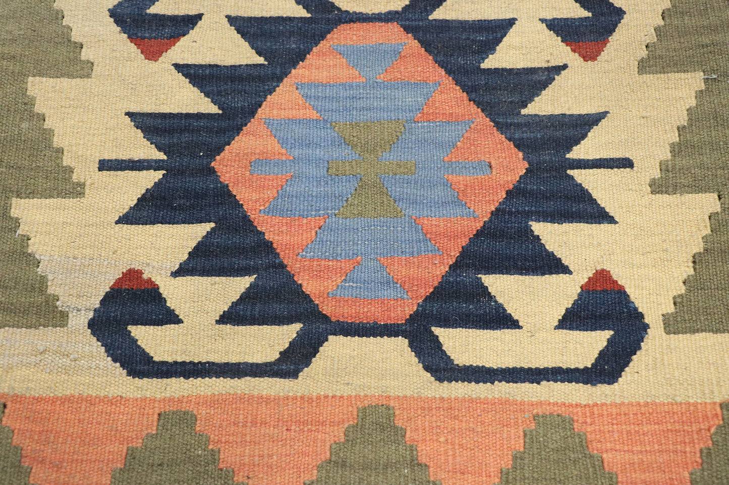 2 x 3 Vintage Persian Shiraz Kilim Rug 77905