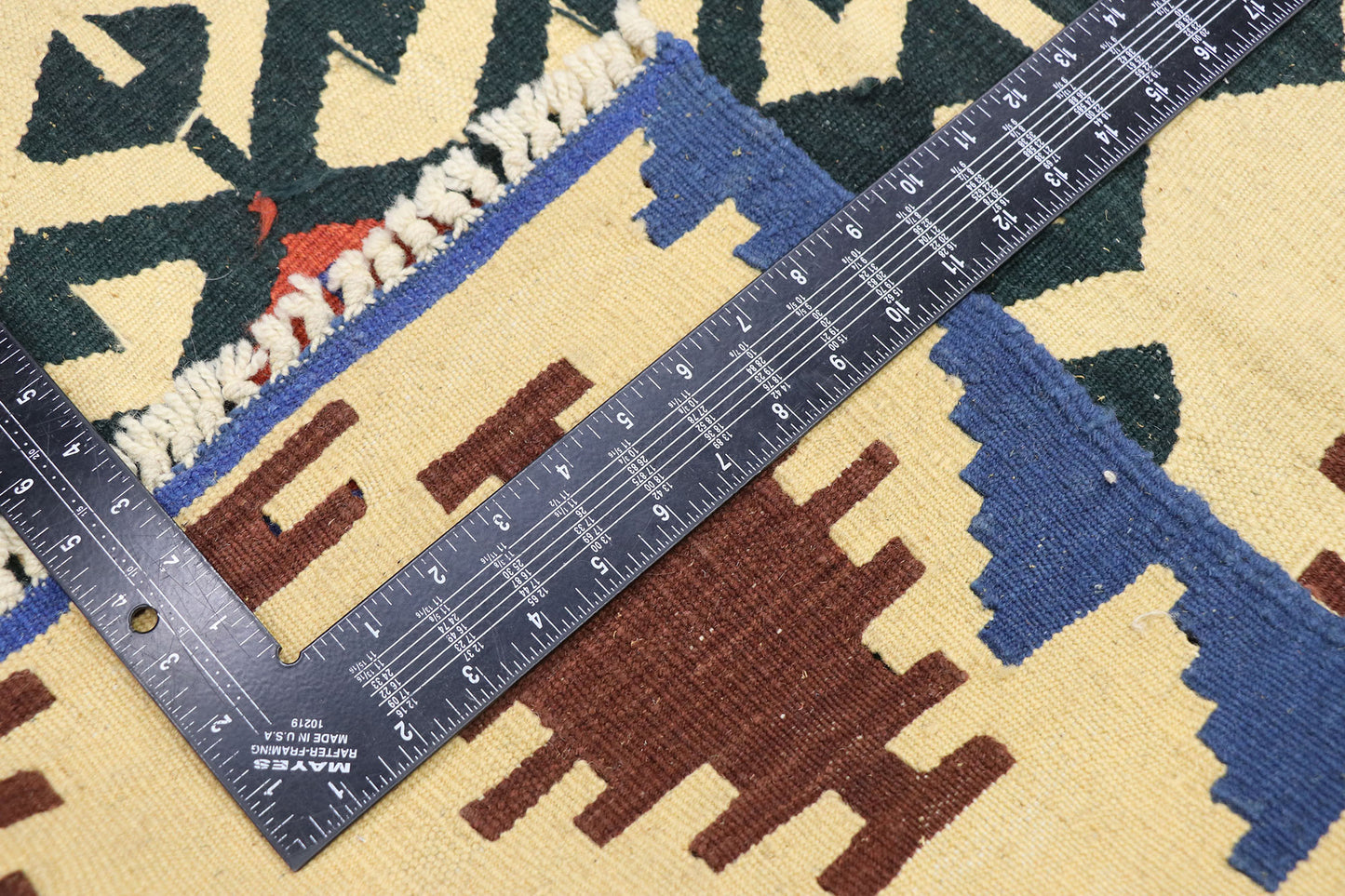 3 x 4 Vintage Persian Shiraz Kilim Rug 77916