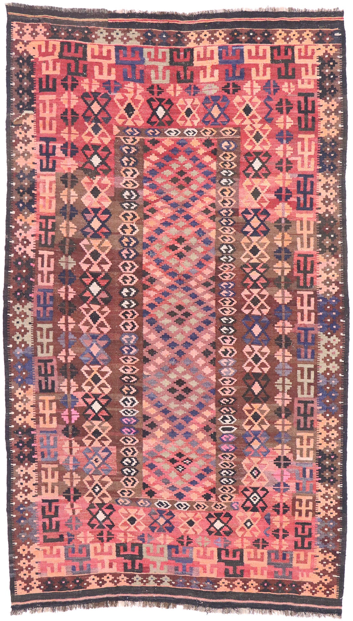 5 x 9 Vintage Afghan Kilim Rug 77928