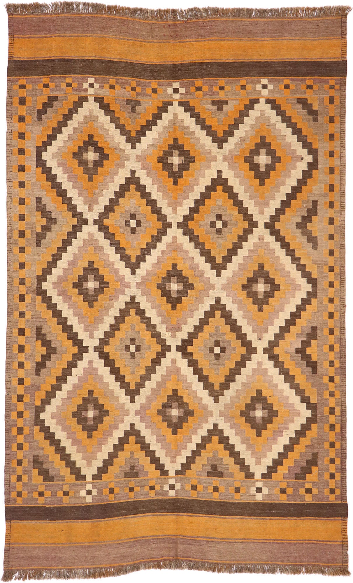 6 x 9 Vintage Afghan Kilim Rug 77948